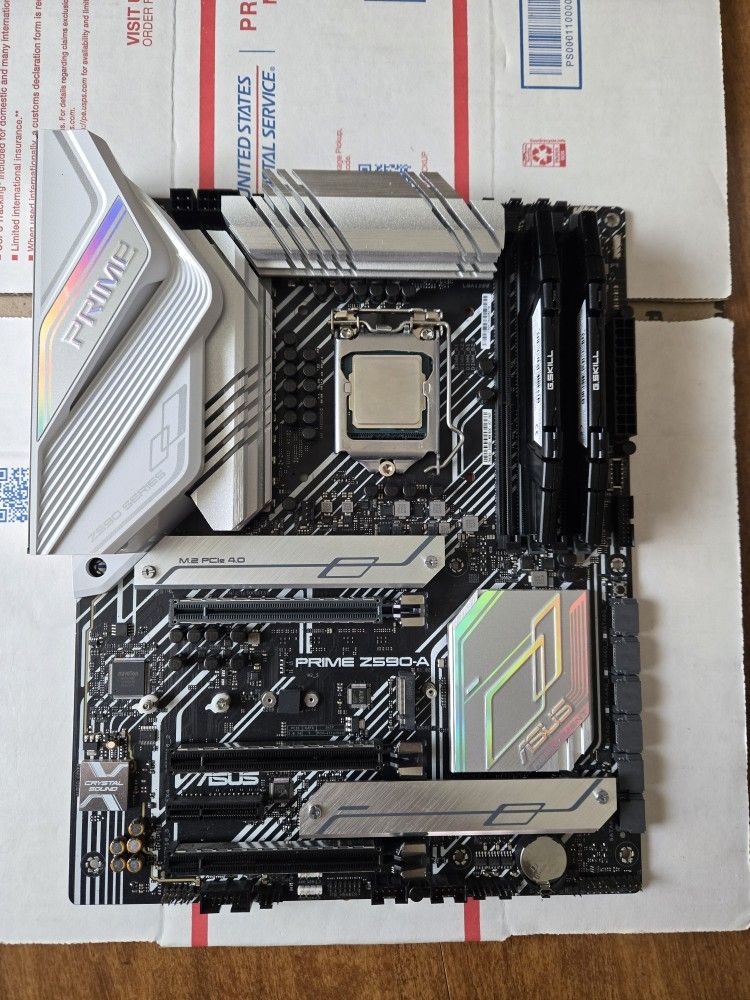 PC Parts 10700k, RX 5700 XT, Mobo, Ram