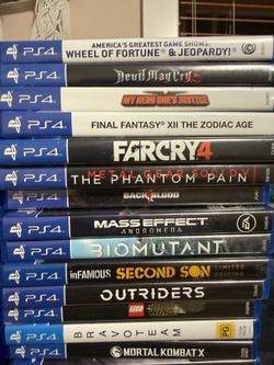 PlayStation 4 PS4 Games