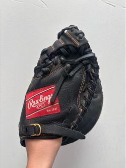 Rawlings RCM315B 31.5 Renegade Leather RHT Catcher Baseball Mitt