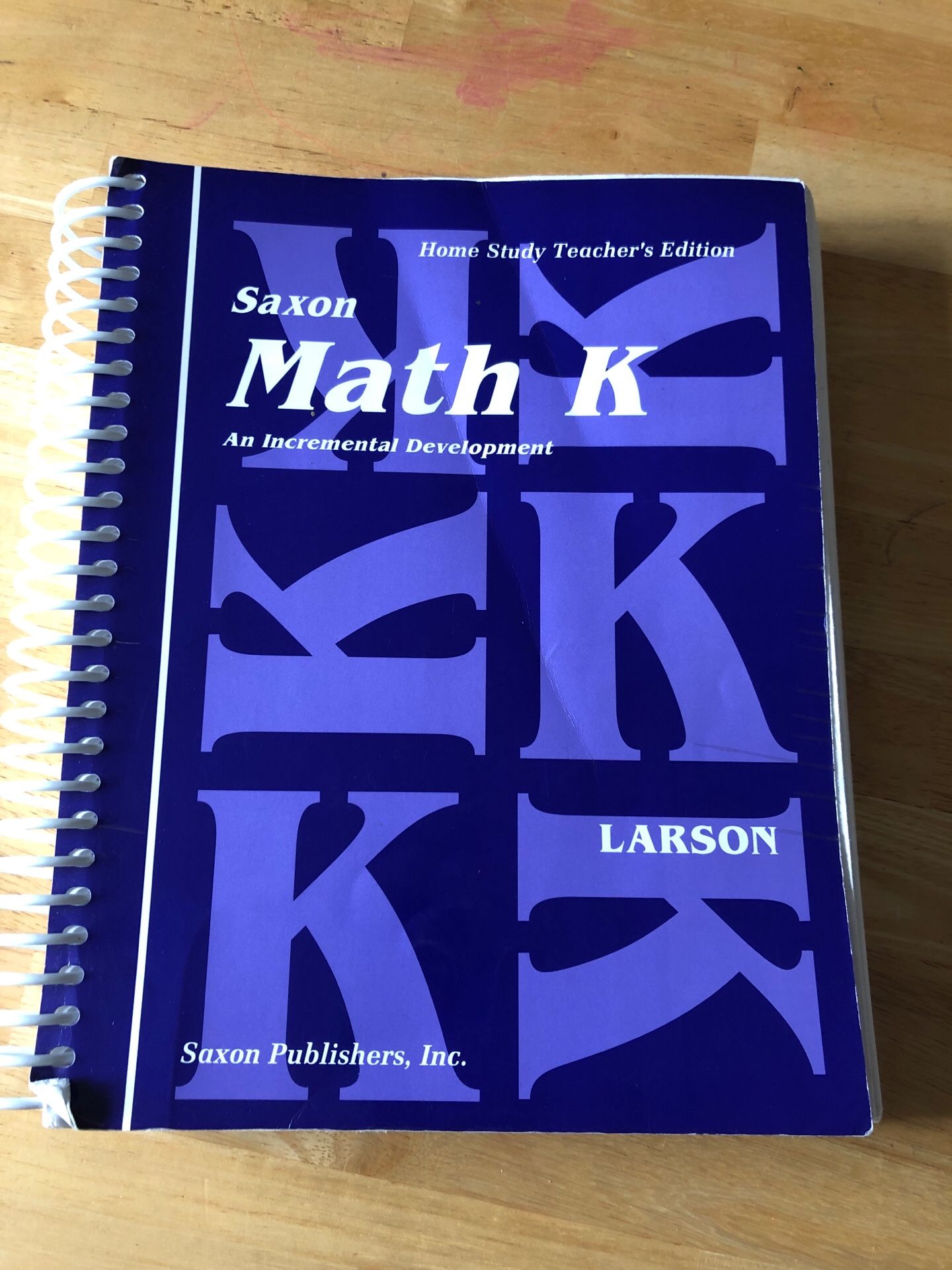 Saxon Math K