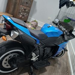 Blue T1 Electric Motorcycle For Kid 