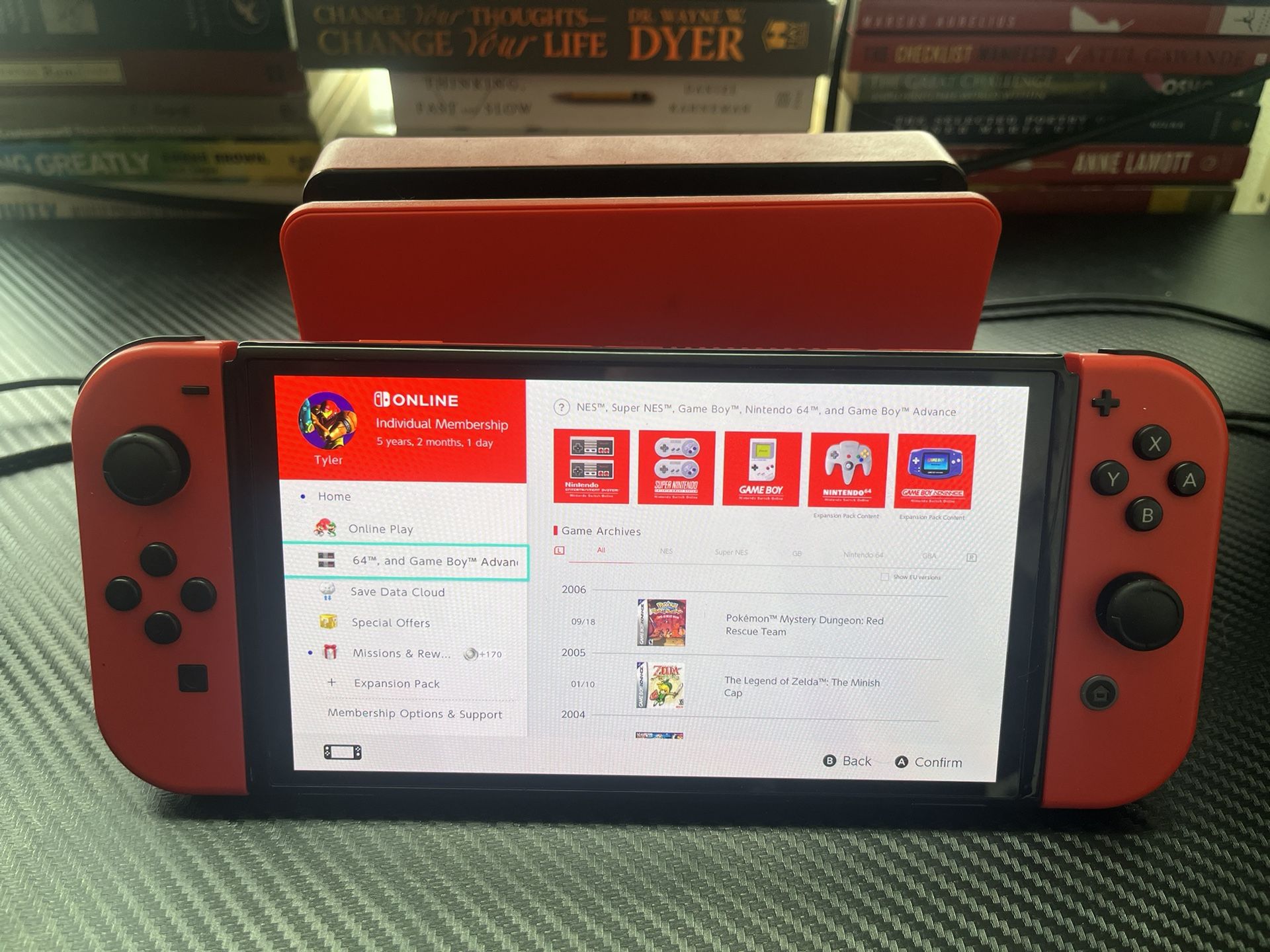 OLED Switch Super Mario Special Edition + Super Smash Bros.