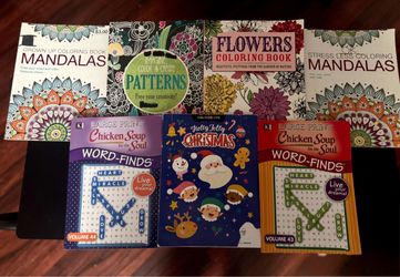 Coloring and Cross Words Books. Pick Up in Van Nuys CA