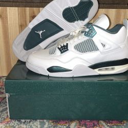 Size 13 - Air Jordan 4 Retro Oxidized Green