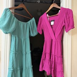 Small or  XSmall spring dresses  $14 each $20 for both