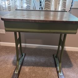 Vintage Desk And Chair