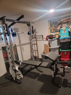 Smith Machine And Weights