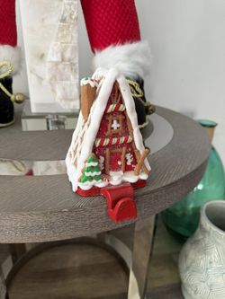 Gingerbread Christmas sock holder heavy 