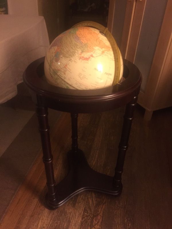 Vintage Fucashun Floor Globe