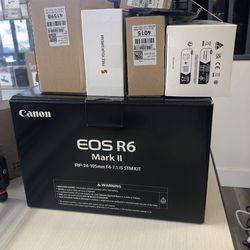 Canon R6II Kit w/ Cage and v Mount Battery etc. (Open box new)