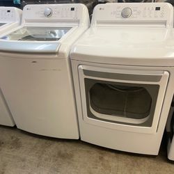Lg washer with agitator and dryer gas
