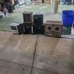 Guitar Amps, Reel To Reel Player And More.