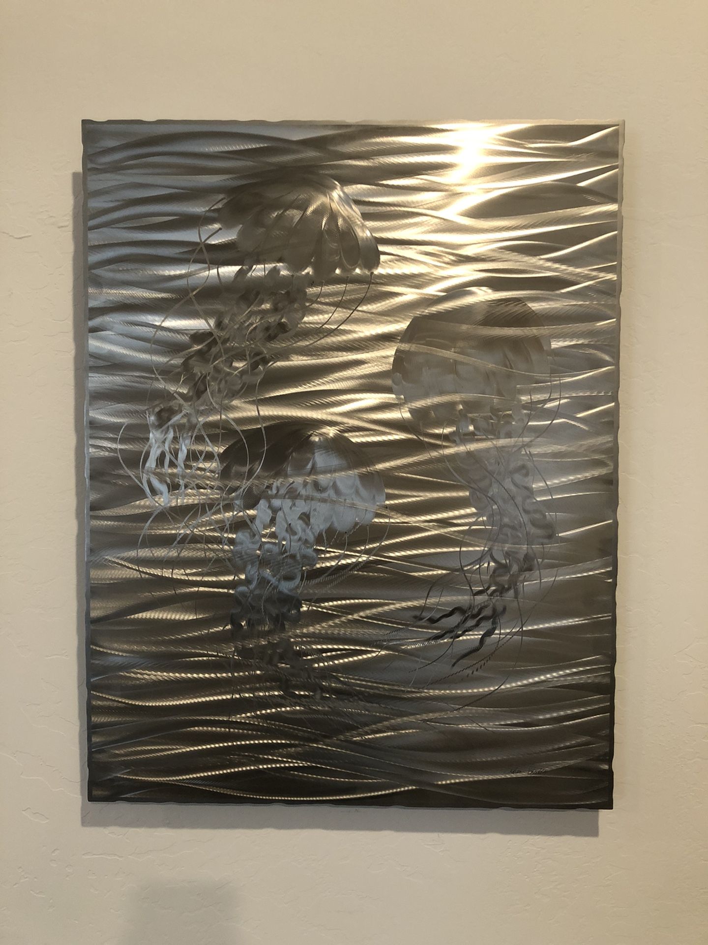 Jellyfish Stainless Steel One Of A Kind Art