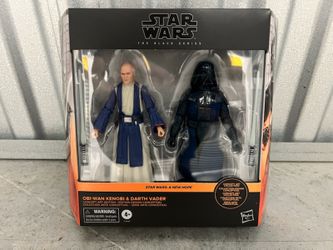 Black Series Obi Wan Kenobi and Darth Vader