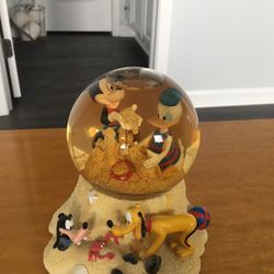 Disney Beach Snow Globe