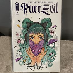 Purr Evil #1 (Image Comics, 2023) Andolfo Variant Cover 