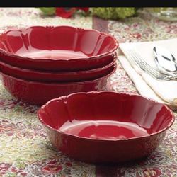 Princess House Berry Pasta Bowls 