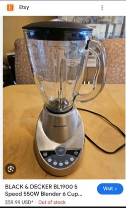 Blender Large Cup  /Licuadora Vaso Grande 