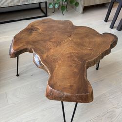 Live Edge Wooden Coffee Table