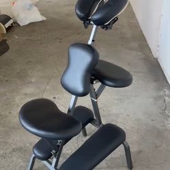 Massage Chair Like New Portable Folds Flat For Storage