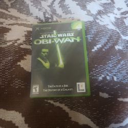 Star Wars Obi-wan Original Xbox Game Collectible