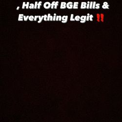Half Off Bge Bills