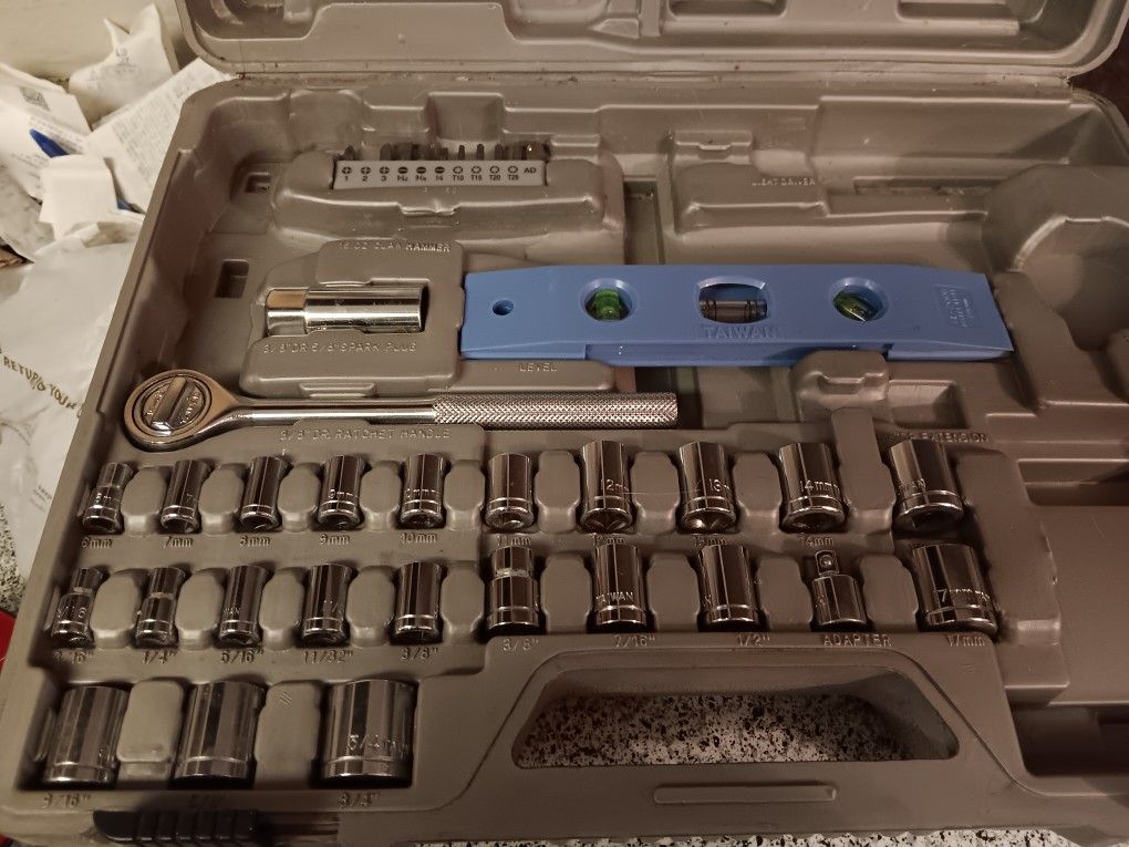 Socket Set And Wrenches