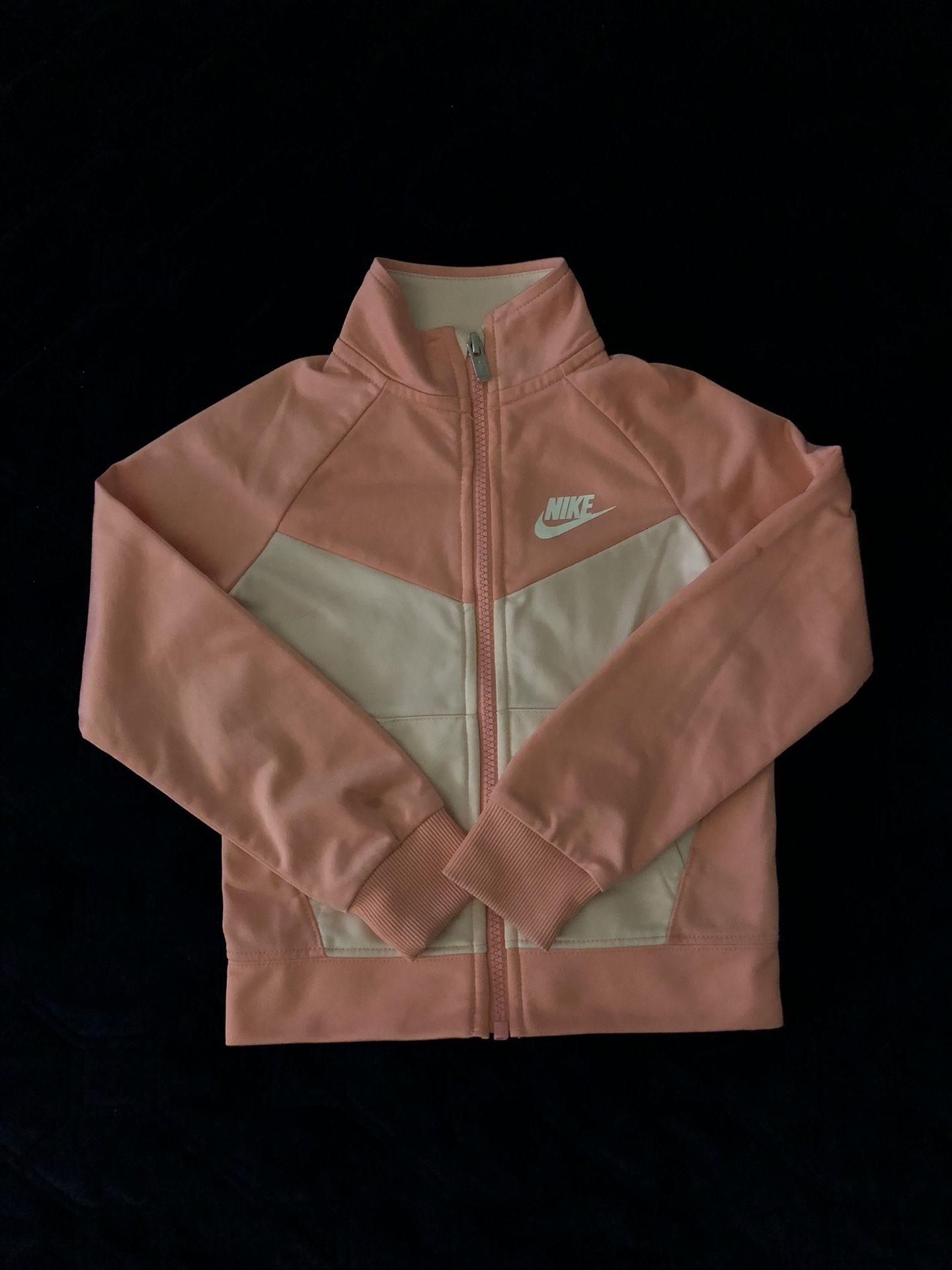 Nike Fleece Cotton Blend Zip Jacket Girls size 4T