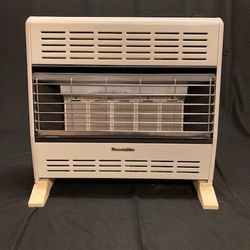 Vent free natural gas space heater