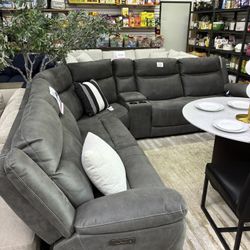 HUGE SOFA SALE! Leather & Fabric Sectionals • $299–$1,399