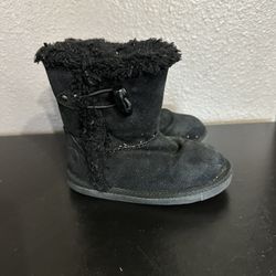 Toddler Girl Black Boots