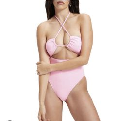 Good American Size 0 Pink One Piece