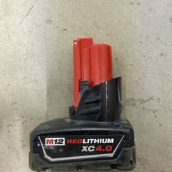 M12 2.0,4.0,6.0 battery