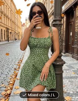 Green dress