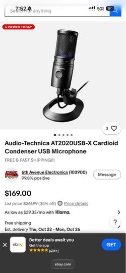 Audio-Technica AT2020USB β
β
YES STILL AVAILABLE β
β