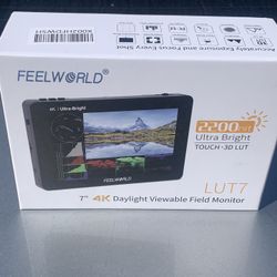 Feelworld 7”4K Daylight Viewable Field Monitor
