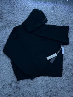 black essentials hoodie
