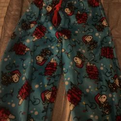 Christmas peanuts pjs