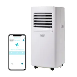 Black+Decker 5,100 BTU Smart Portable Air Conditioner with Remote coverage 258sqft
