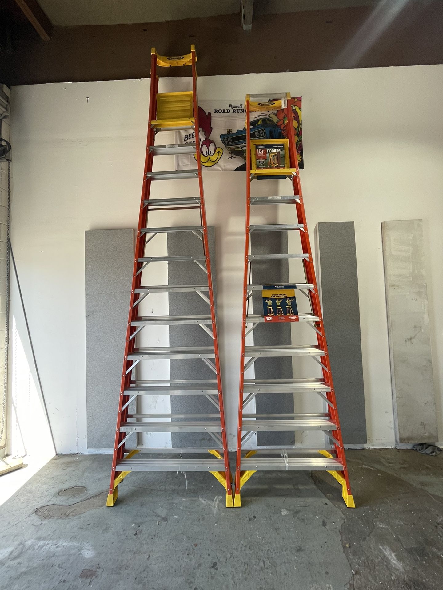 Brand New Werner Platform Ladders