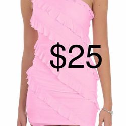 Women's Sexy Bodycon One The Shoulder Mini Dresses Sleeveless Ruched Mesh Ruffle Hem Club Party Short Dress