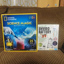 National Geographic Science Magic Kit & Green Science Enviro Battery