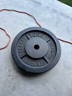 100 lb york weight plate