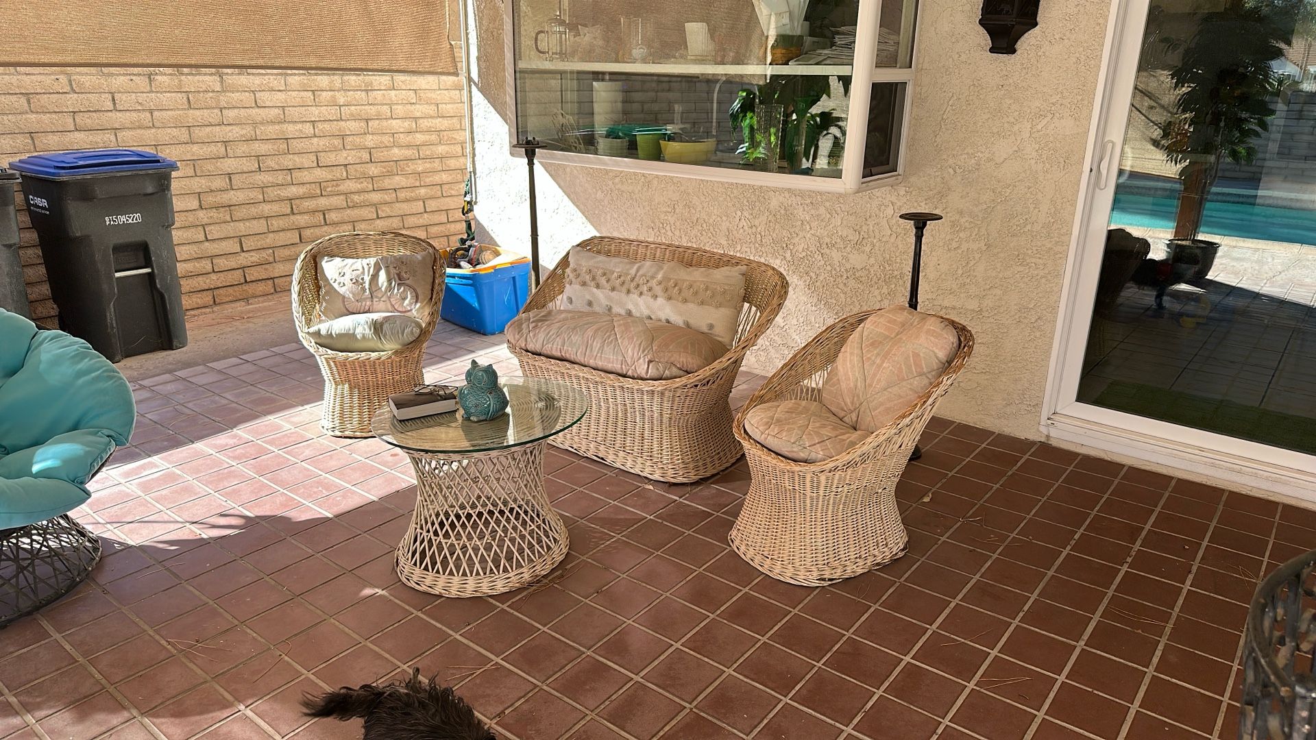 Vintage Wicker Set