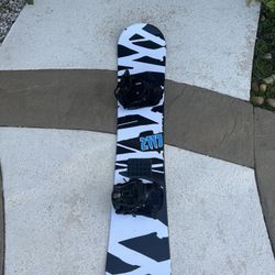 Snowboard And Helmet 