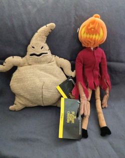 Nightmare Before Christmas Plush Set of 2