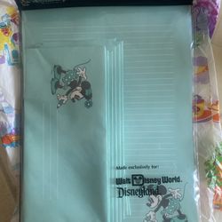 Disney World stationary and original Disney bag