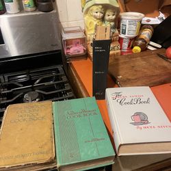 Vintage early 20th century cookbooks