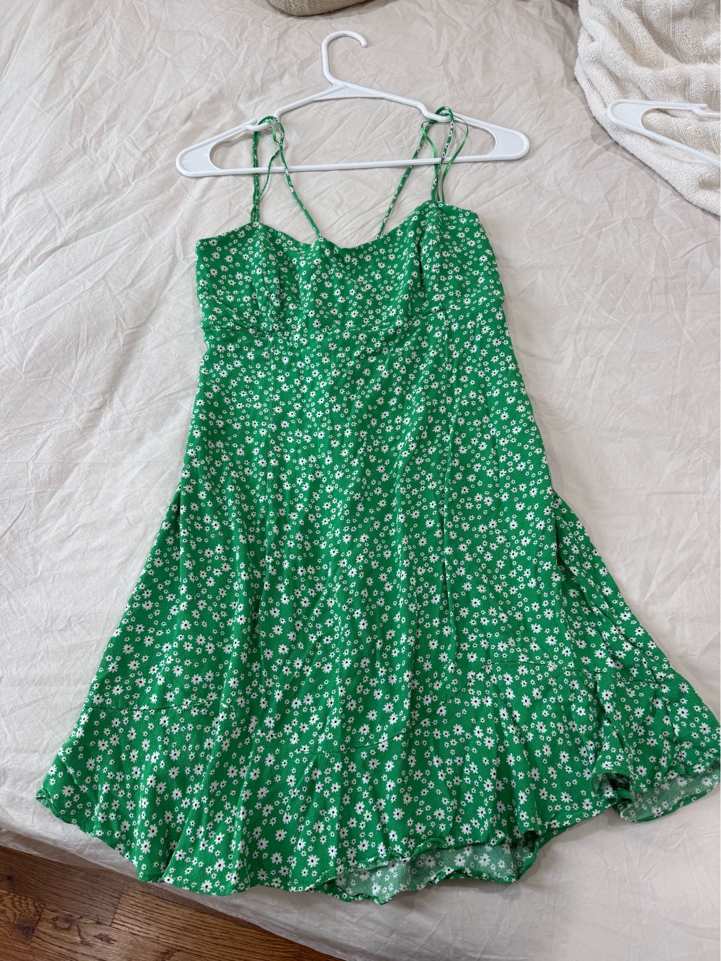 Zara green dress XL