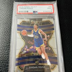 Jordan Poole rookie PSA 9